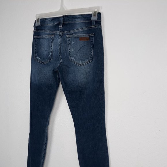 Joe's Jeans Women's Skinny Ankle Jeans Size 27 Distressed Keagan Wash Mid Rise - Picture 4 of 16